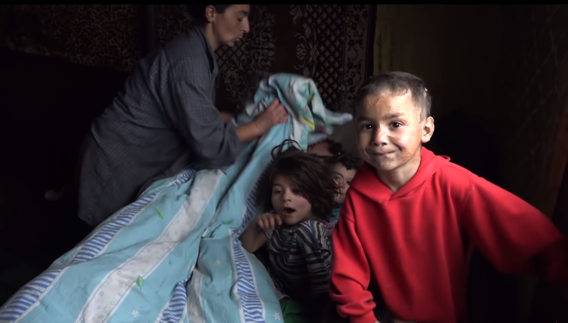 Gypsy children in Romania