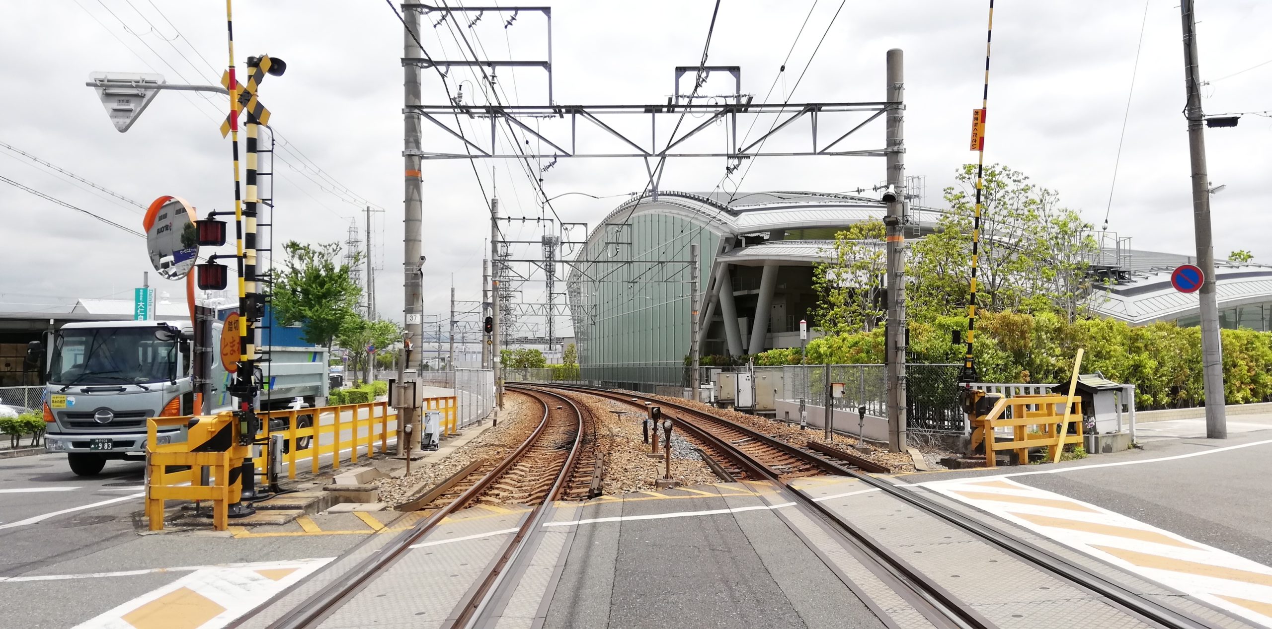 The derailment accident on the Fukuchiyama Line